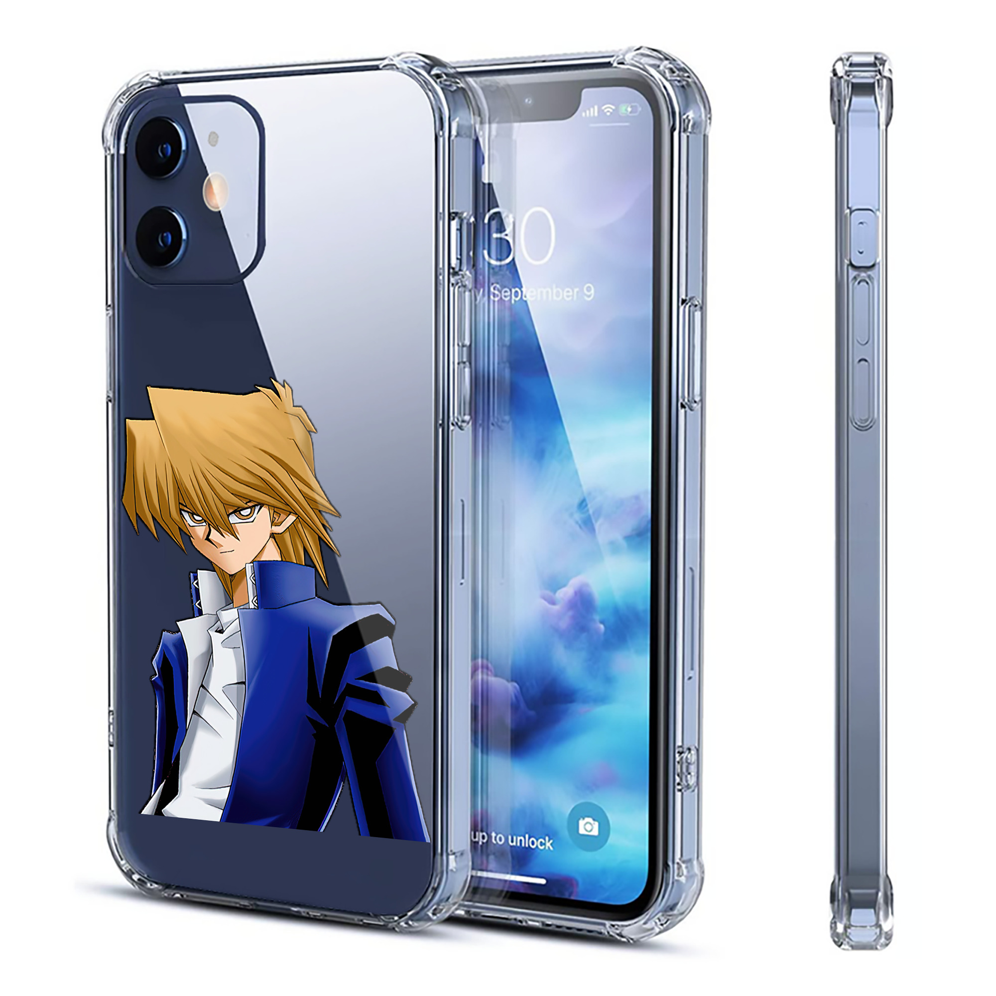 （画像用） 遊☆戯☆王 Yu-Gi-Oh! 【iPhone 12シリーズ対応】透明スマホケース（クリアソフトケース）